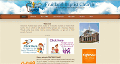 Desktop Screenshot of fruitlandbaptist.org