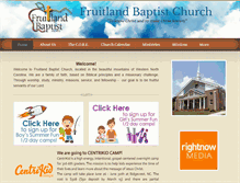 Tablet Screenshot of fruitlandbaptist.org